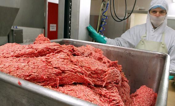 Pink slime History of pink slime How partially defatted chopped beef got