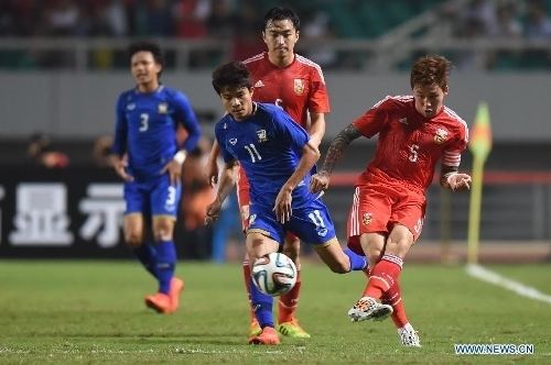 Pinyo Inpinit Friendly match held between China Thailand in Wuhan
