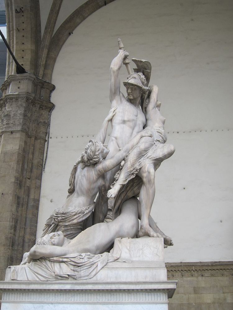Pio Fedi The Rape of Polyxena by Pio Fedi 1865 at Loggia dei