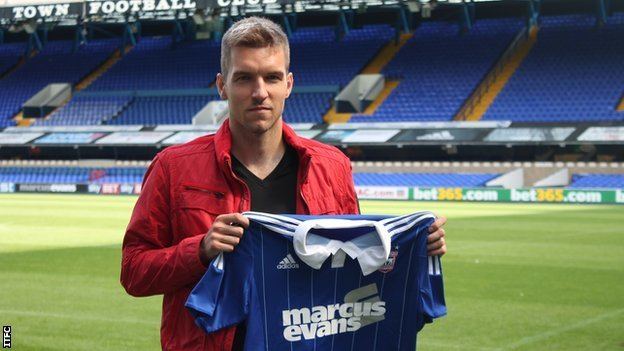 Piotr Malarczyk BBC Sport Ipswich Town sign defender Piotr Malarczyk