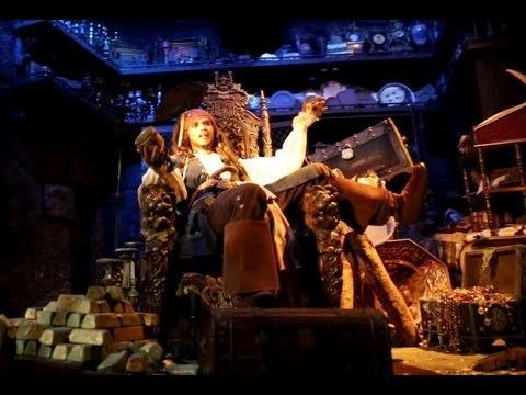 Pirates of the Caribbean (attraction) Pirates of the Caribbean Full Ride and Queue HD Front Seat POV