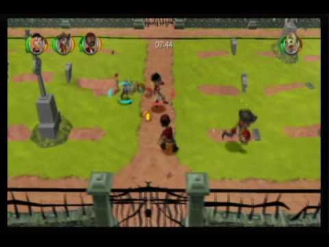 Pirates vs. Ninjas Dodgeball Pirates VS Ninjas Dodgeball Review Wii YouTube