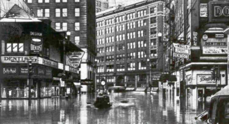 Pittsburgh flood of 1936 Jenkin39s Arcade