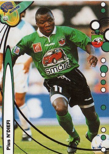 Pius Ndiefi SEDAN Pius N Diefi 220 FRANCE FOOT 1999 2000 Football