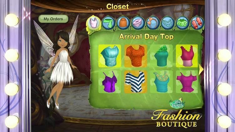 Pixie Hollow (video game) Pixie Hollow Disney Fairies Fashion Boutique YouTube
