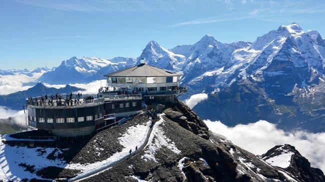 Piz Gloria Revolving restaurant Piz Gloria Switzerland Tourism