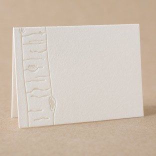 Place card Letterpress escort cards and place cards from Bella Figura