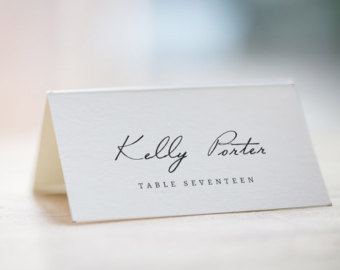 Place card Wedding Place Cards Etsy