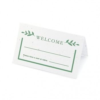 Place card Plantable Seed Wedding Place Cards Catalog Botanical PaperWorks