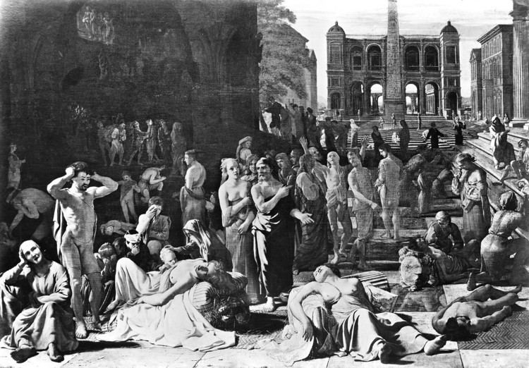 Plague of Athens FileOil painting plague at Athens Wellcome M0008517jpg