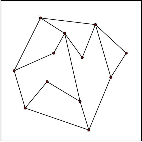 Planar straight-line graph