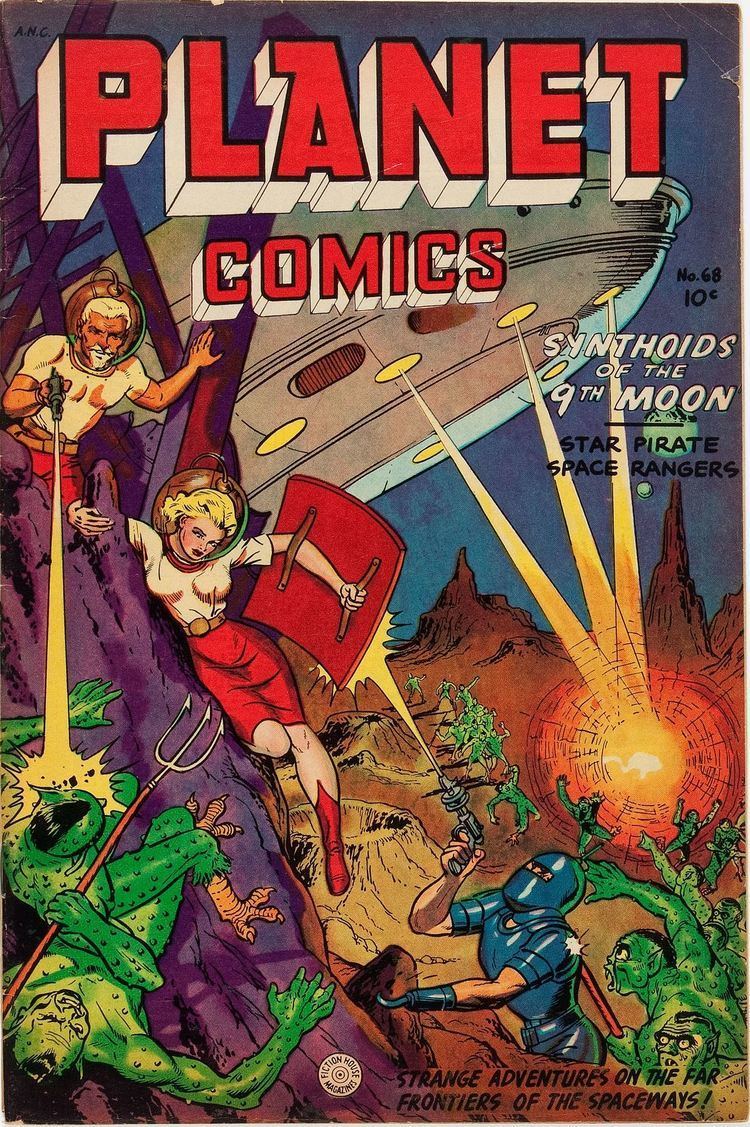 Planet Comics Planet Comics Pulp Covers