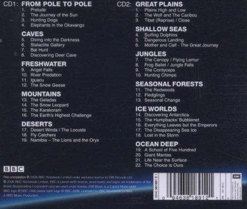 Planet Earth (soundtrack) httpsimagesnasslimagesamazoncomimagesI5