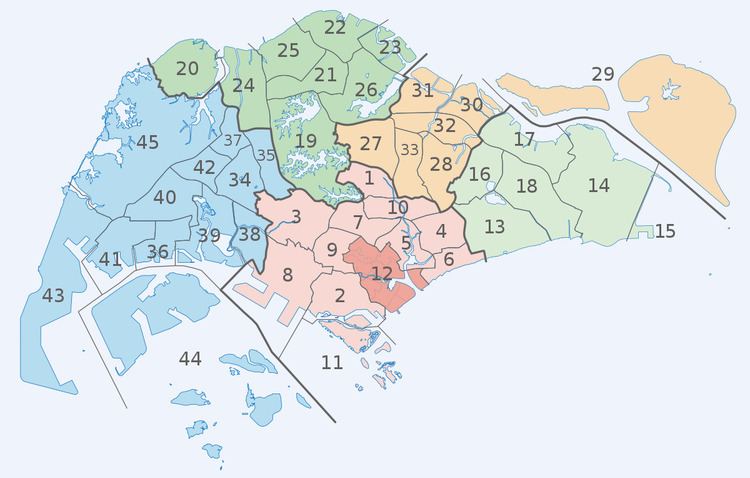 Planning Areas of Singapore