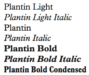 Plantin (typeface) Frank Hinman Pierpont