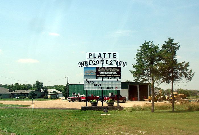 Platte, South Dakota scenicdakotascomsouthdakotaroadtripplattewelc