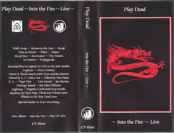 Play Dead (band) 80s gothic rock The way they use to promote stuffPlay Dead