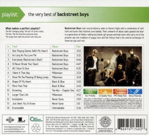 Playlist: The Very Best of Backstreet Boys httpsimagesnasslimagesamazoncomimagesI5