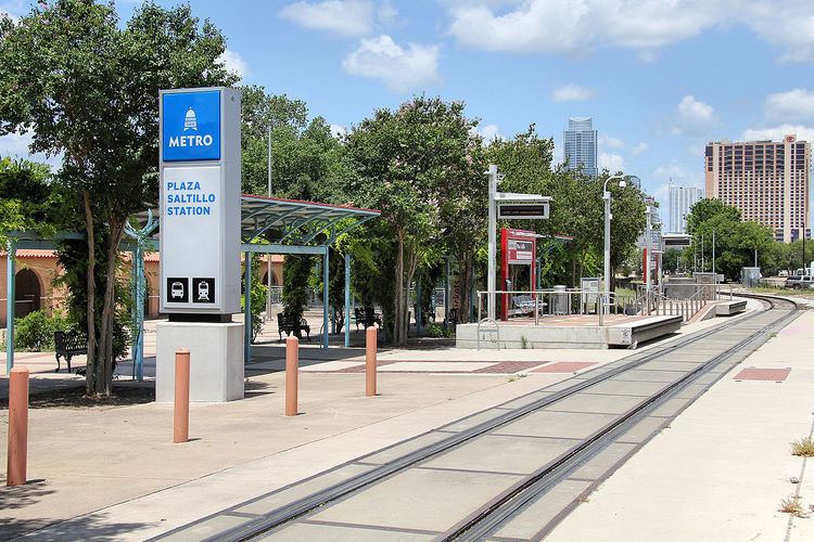 Plaza Saltillo (Capital MetroRail station)