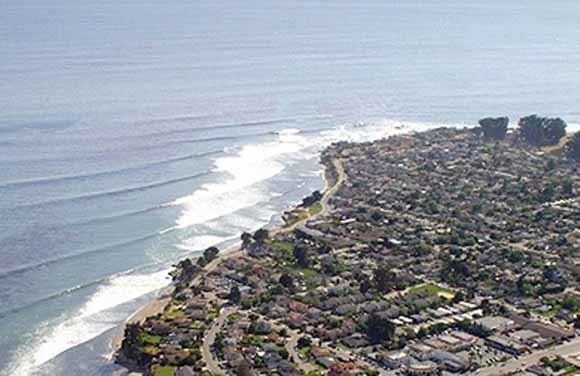 Pleasure Point, California HighResolution Topographic Bathymetric and Oceanographic Data for