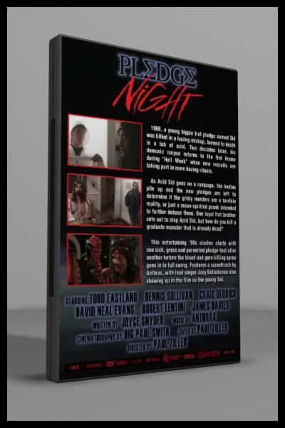 Pledge Night Pledge Night DVD frat house 80s slasher with Anthrax soundtrack