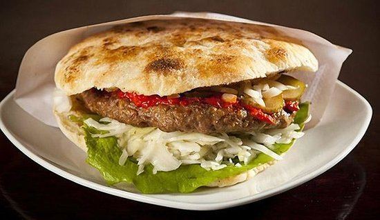 Pljeskavica Serbian Burger pljeskavica Picture of Calimero Food Bar Novi