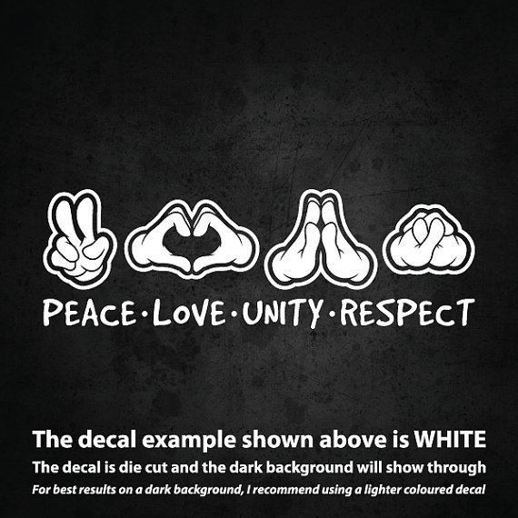 PLUR Items similar to PLUR Handshake Peace Love Unity Respect on Etsy
