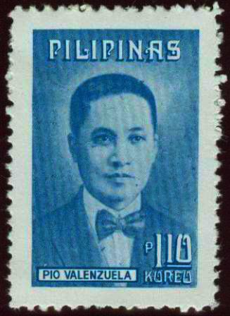 Pio Valenzuela Stamps featuring Pio Valenzuela PhilippineTriviacom