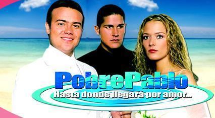 A poster of the 2000 Telenovela "Pobre Pablo" starring Alejandro Martinez, Roberto Cano and Carolina Acevedo