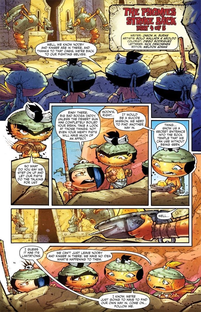 Pocket God (comics) Exclusive Preview For The Daring Pygmie Desert Escape In Pocket God