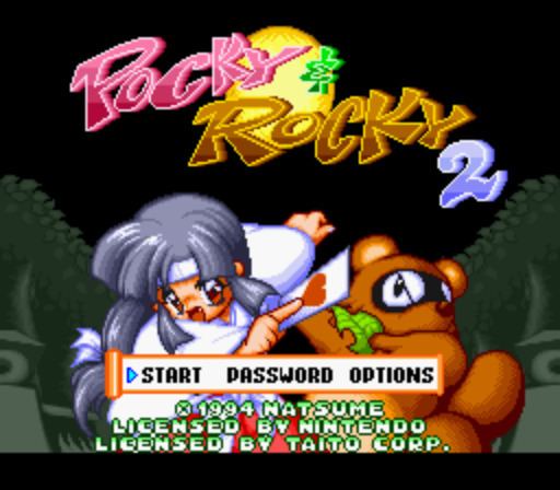 Pocky & Rocky 2 Pocky amp Rocky 2 USA ROM lt SNES ROMs Emuparadise