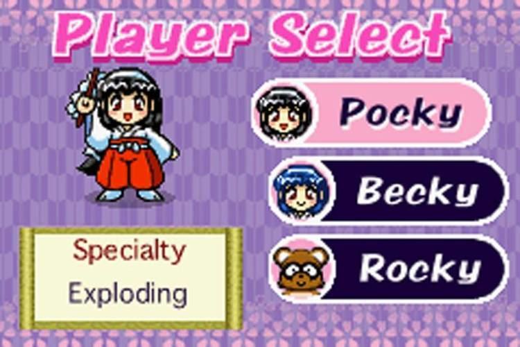 Pocky & Rocky with Becky Pocky amp Rocky with Becky User Screenshot 5 for Game Boy Advance