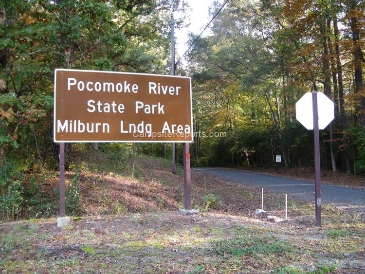 Pocomoke River State Park Picture of the Milburn Landing Campground at Pocomoke River State