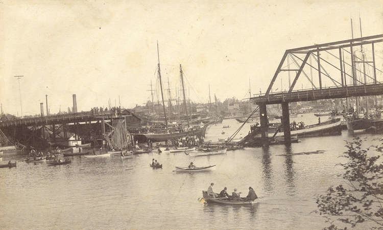 Point Ellice Bridge disaster After the collapse of the midsection of the Point Ellice Bridge
