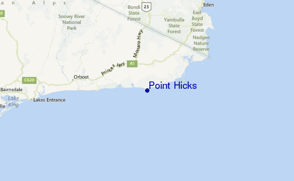 Point Hicks Point Hicks Surf Forecast and Surf Reports VIC East Coast Australia