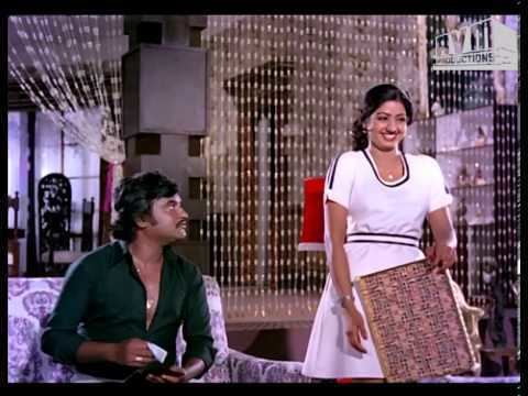 Pokkiri Raja (1982 film) Pokkiri Raja Ramesh irritates Sridevi Rajini Style YouTube