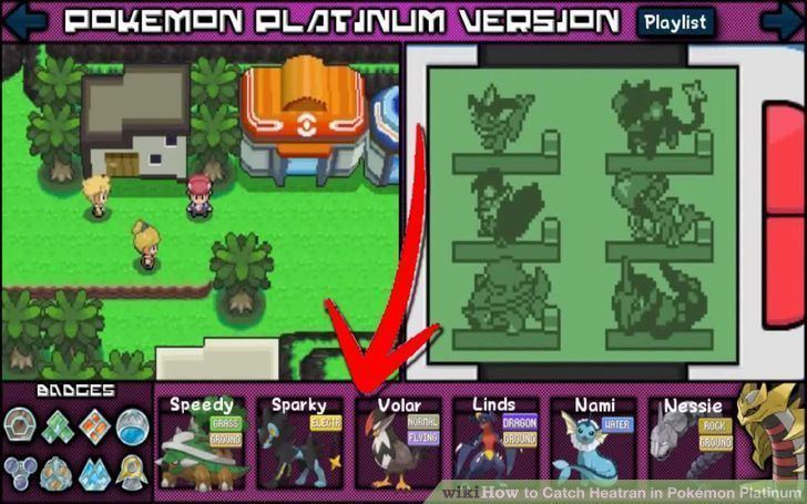 Pokémon Platinum How to Catch Heatran in Pokmon Platinum 4 Steps with Pictures