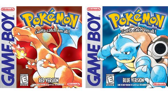 Pokémon Red and Blue Pokmon Red Version and Pokmon Blue Version Pokmon Video Games