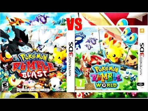 Pokémon Rumble Blast Pokmon Rumble World VS Pokmon Rumble Blast Which is better 3DS