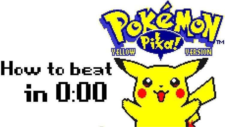 Pokémon Yellow How to beat Pokemon Yellow in 000 YouTube