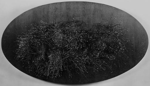 Pol Bury 3069 White Dots on an Oval Background Pol Bury 1966 Tate