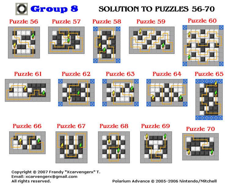 Polarium Polarium Advance Puzzle Solutions