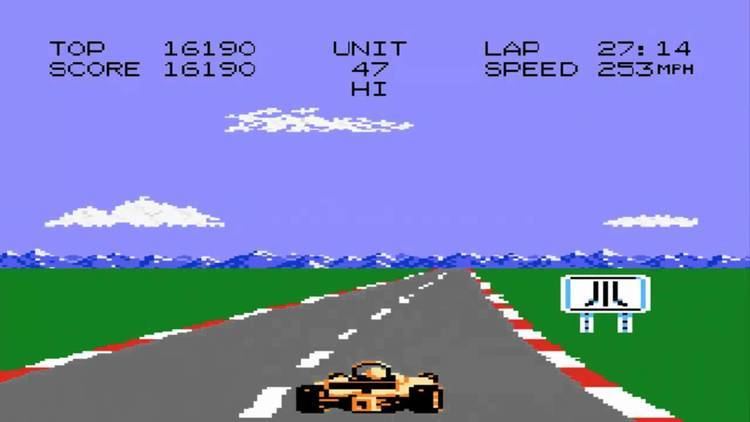 Pole Position II Pole Position 2 gameplay Atari 7800 YouTube