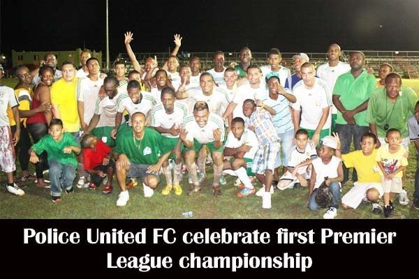 Police United FC (Belize) Police United FC crowned champions of Premier League Amandala