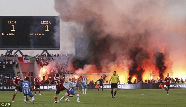 Polish Cup Concerns over hooliganism in Poland as football cup final ends in