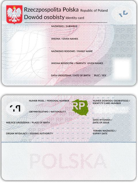 Polish identity card