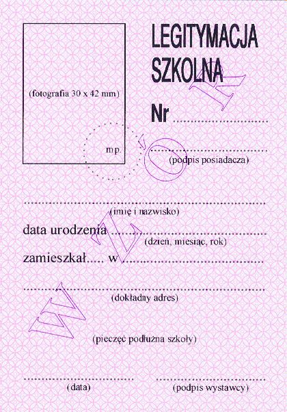 Polish school student ID