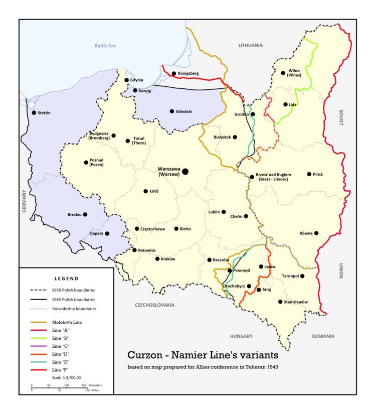 Polish–Soviet border agreement of August 1945