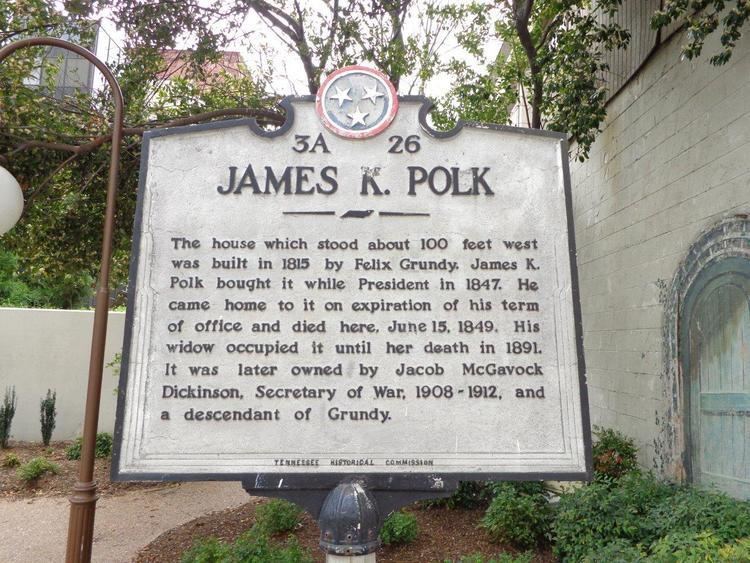Polk Place James K Polk Home quotPolk Placequot Nashville Tennessee