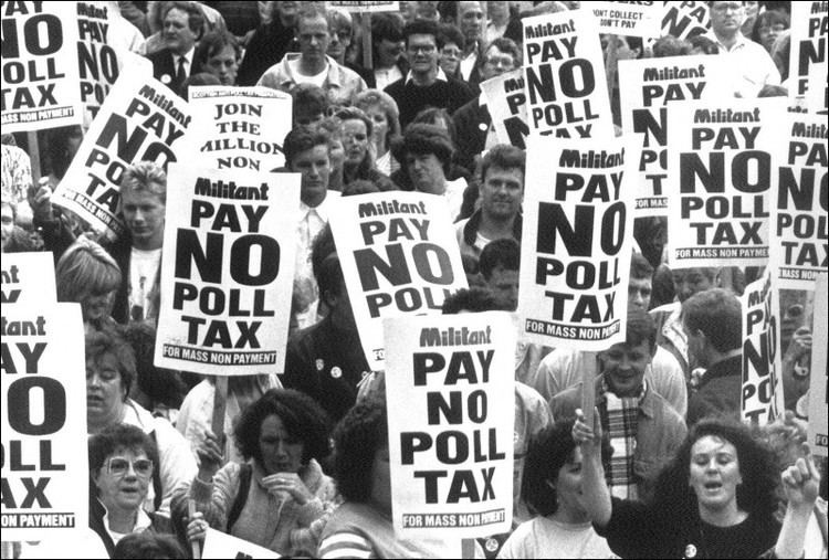 Poll tax Socialist Party Historic events Poll tax